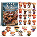 🐂🎁2026 Highland Cow Advent Calendar | Every Day Brings New Surprises(📦Buy 2 Free Shipping)