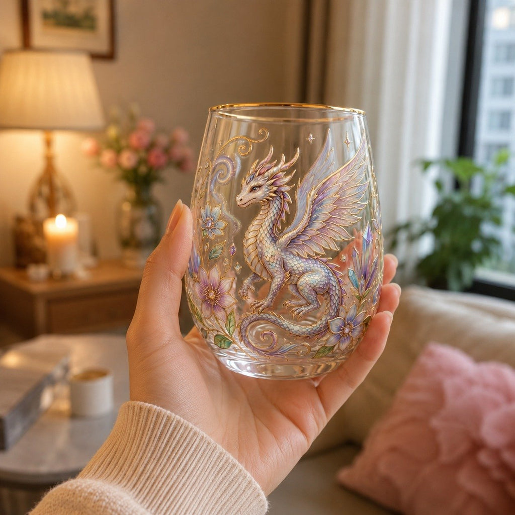Premium Crystal-Clear Glass- Sip From A World Of Wonder✨