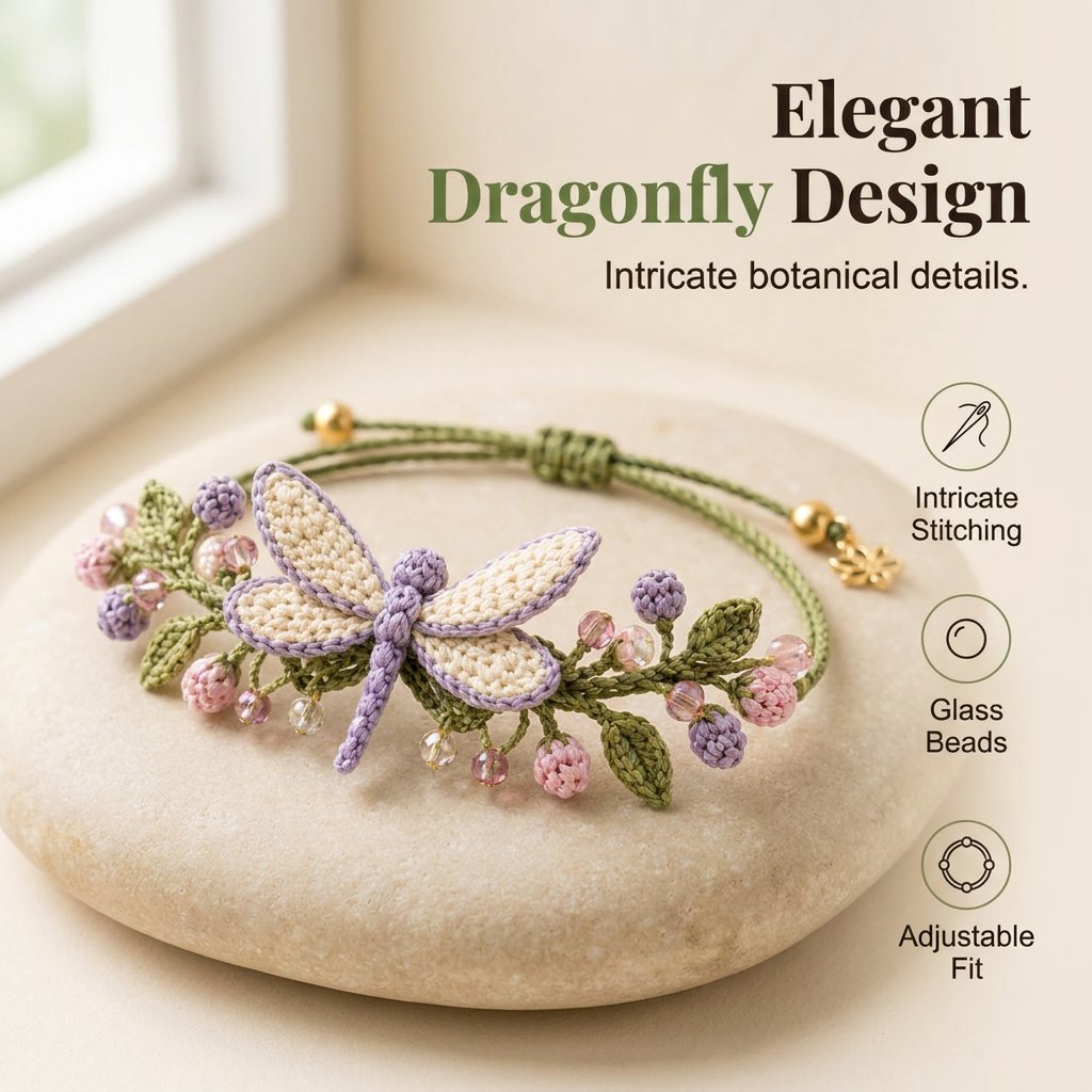 DIY Nature-Inspired Crochet Bracelet Kit