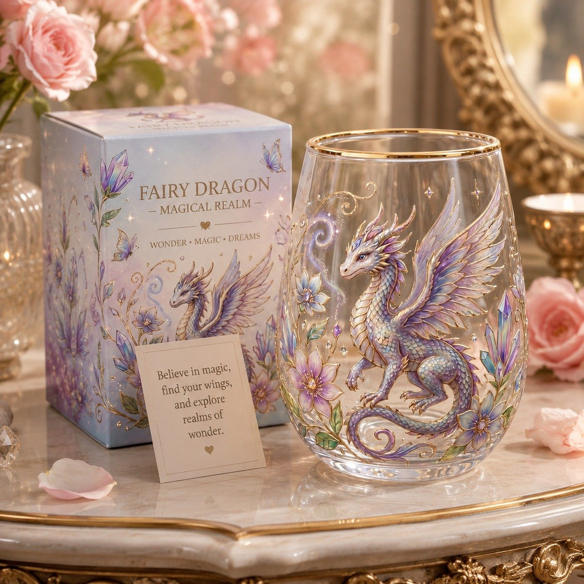Premium Crystal-Clear Glass- Sip From A World Of Wonder✨