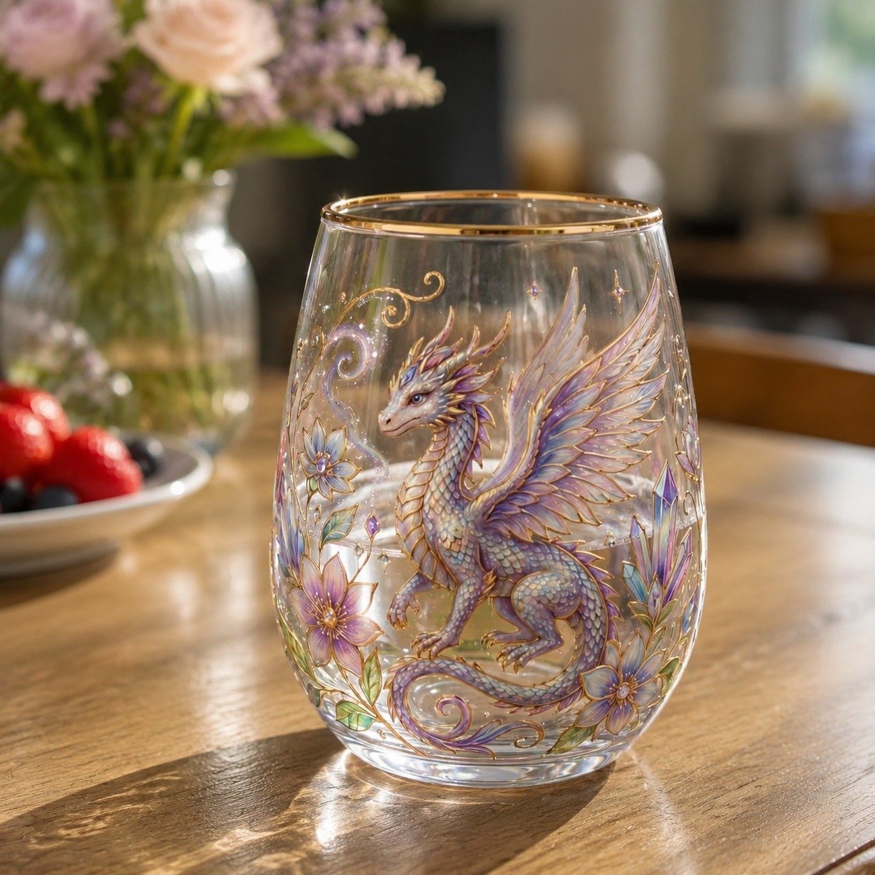 Premium Crystal-Clear Glass- Sip From A World Of Wonder✨