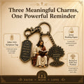 🔥LAST DAY 49% OFF - ✝Jesus Reading Keychain