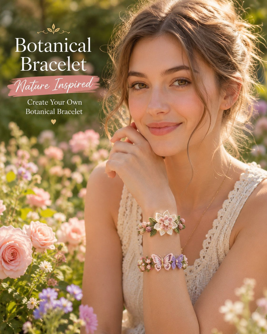 DIY Nature-Inspired Crochet Bracelet Kit