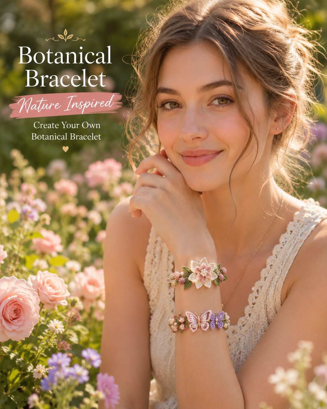 DIY Nature-Inspired Crochet Bracelet Kit