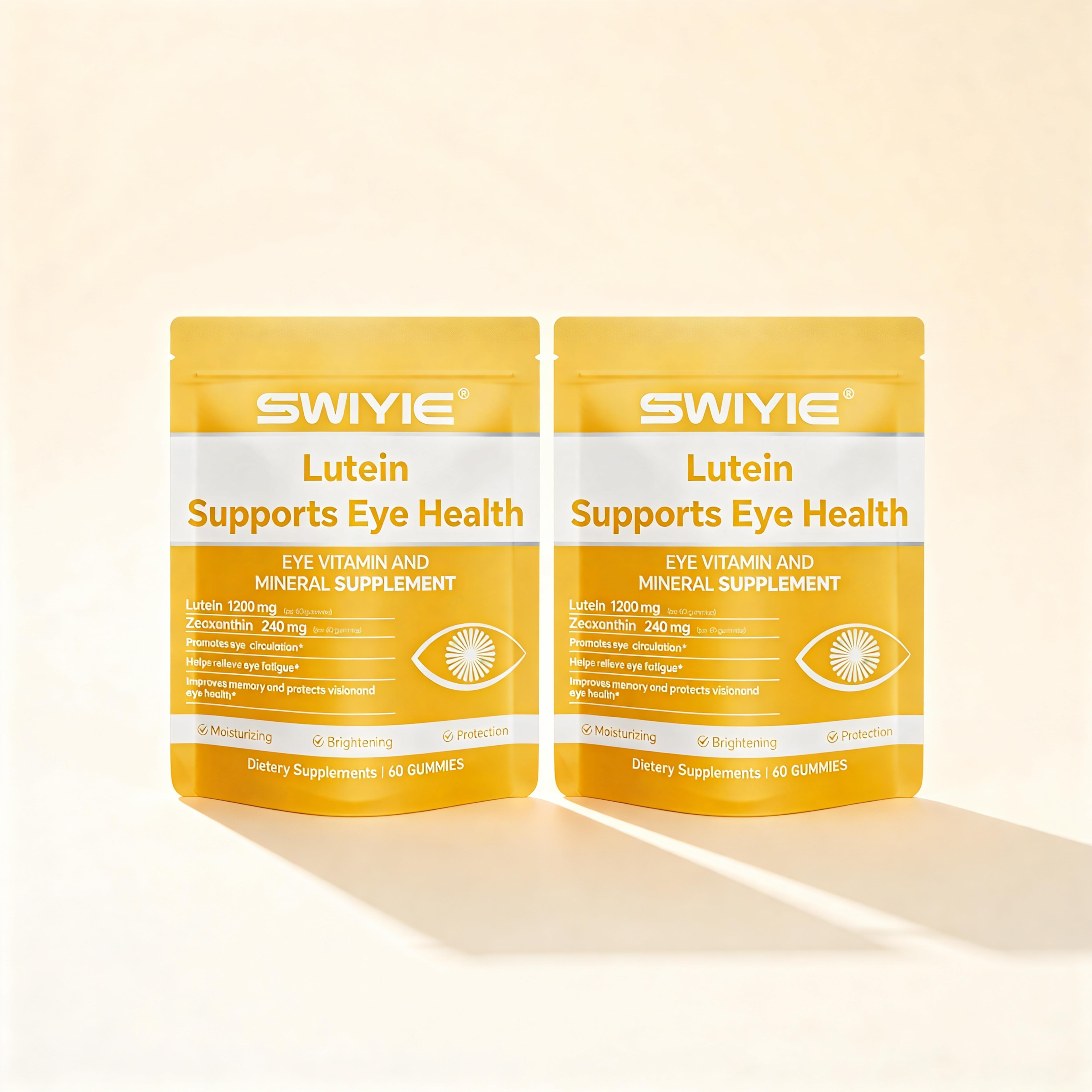 Lutein Gummies for Eye Health – Vision Support Eye Vitamins | Blueberry Flavor | 60 Gummies